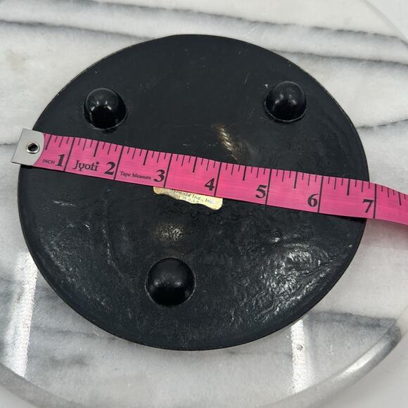 Vintage Abalone Shell Resin Mid Century trivet - Picture 6 of 6